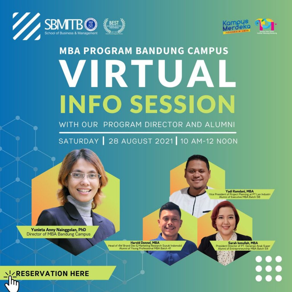 Alumni Berbagi Pengalaman Pada Info Session Mba Itb Kampus Bandung