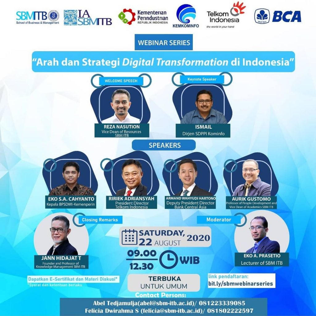 Webinar Arah Dan Strategi Digital Transformation Di Indonesia - Ikatan ...